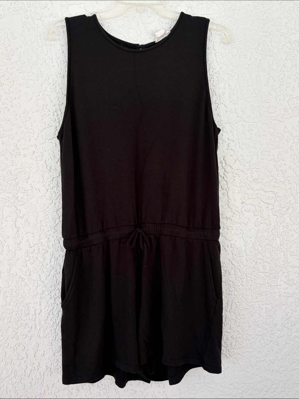 LOFT Black Sleeveless Lounge romper size L